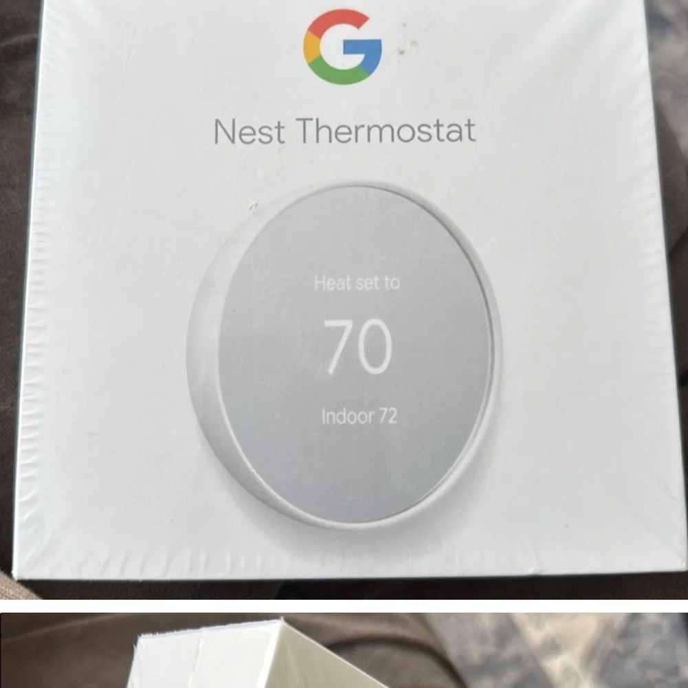 Google Nest Thermostat - Silver